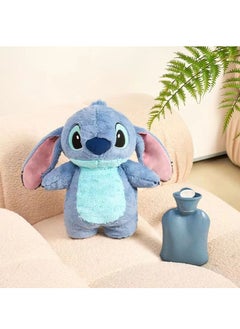 RATSAW Fluffy Hot Water Bottle Cartoon Hot Water Bottle for Children Hot Water Bottle Cuddly Small Hot Water Bottle Soft Plush Nice Gift for Child Family and Friend  - Image 1