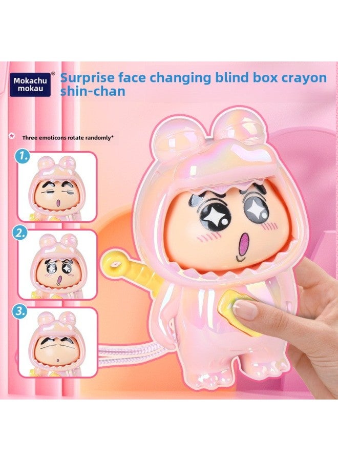 Genuine Crayon Shin-Face-changing Doll Blind Box Children's Creative Model Ornaments Decompression Decompression Gift For Boys And Girls-Color:Genuine Crayon Shin-chan Face Changing Blind Box  - Image 3