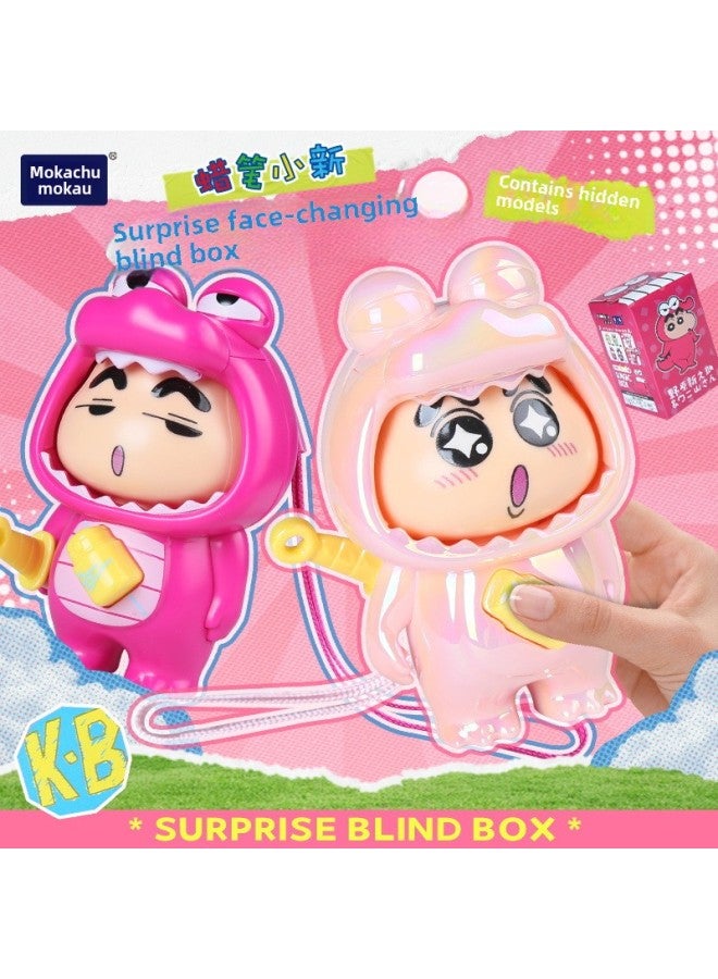 Genuine Crayon Shin-Face-changing Doll Blind Box Children's Creative Model Ornaments Decompression Decompression Gift For Boys And Girls-Color:Genuine Crayon Shin-chan Face Changing Blind Box  - Image 2