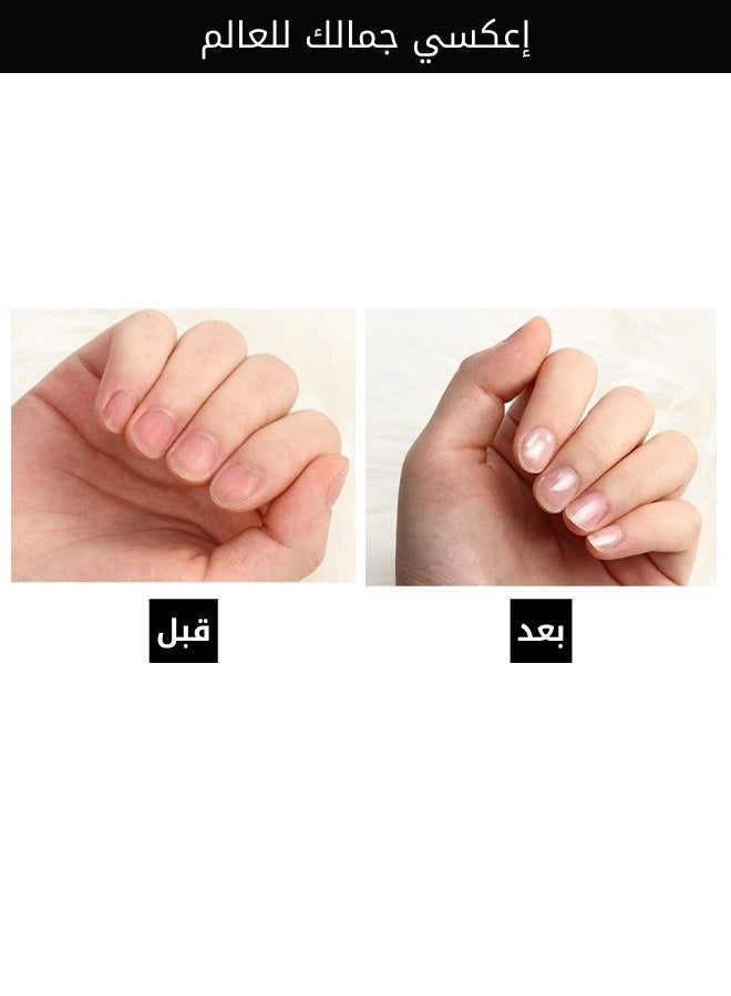 GlamKit 1pc Portable Square Head Clear Glass Nail File for Nail Care - Image 2