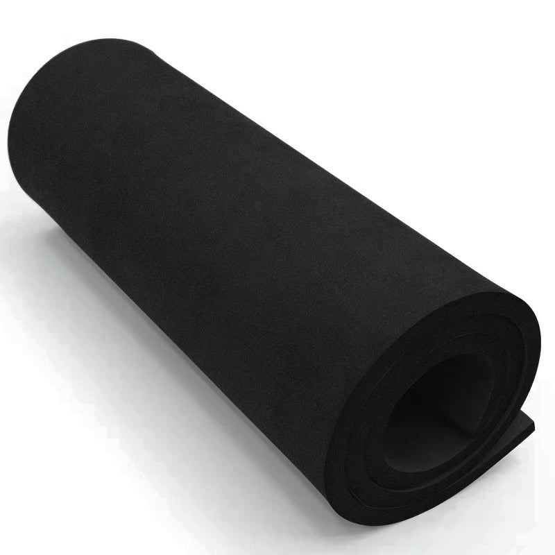 MEARCOOH Black Eva Foam Sheet roll,Premium eva Craft Foam 10mm Thick,13.9" x 39", High Density 86kg/m3 for Halloween Cosplay Costume, Crafts, DIY Projects by MEARCOOH - Image 1