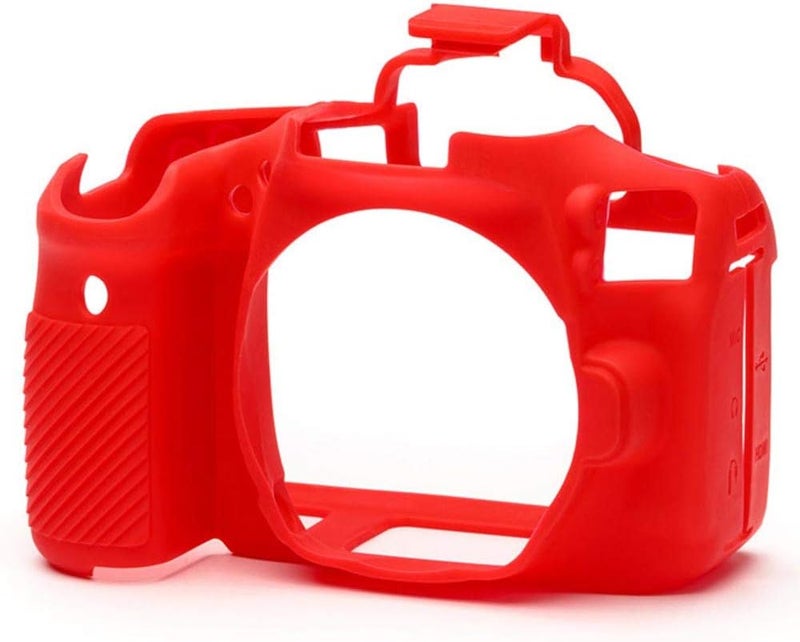 EasyCover Red Silicone Case for Canon EOS 90D - Image 5