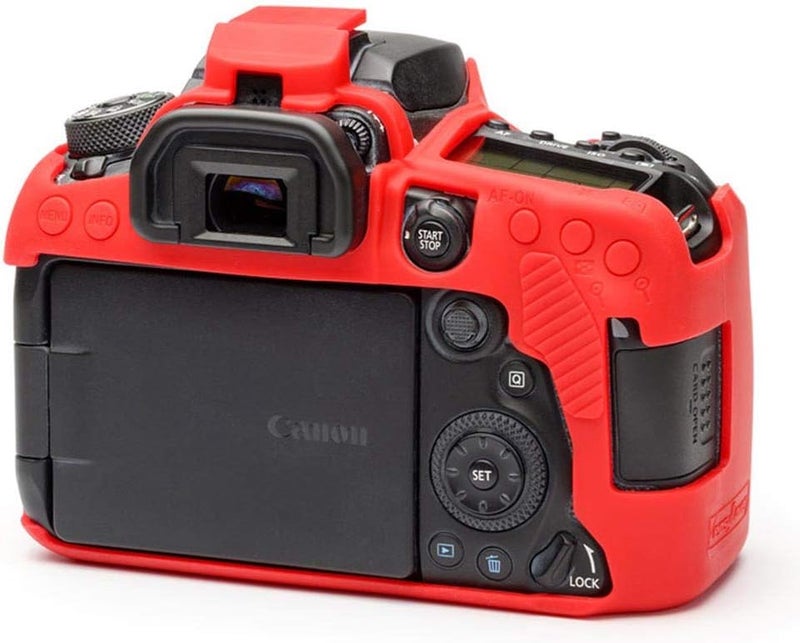 EasyCover Red Silicone Case for Canon EOS 90D - Image 2