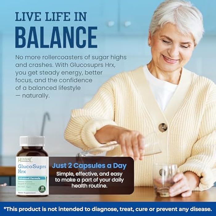 GlucoSuprs Hrx - Gymnema, Bitter Melon, Salacia, Fenugreek, Cinnamon and Jambolan - 60 Capsules - Image 5