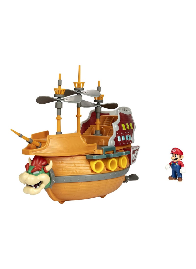 Jakks Nintendo Super Mario Dlx Bowser's Airship Playset  - Image 3