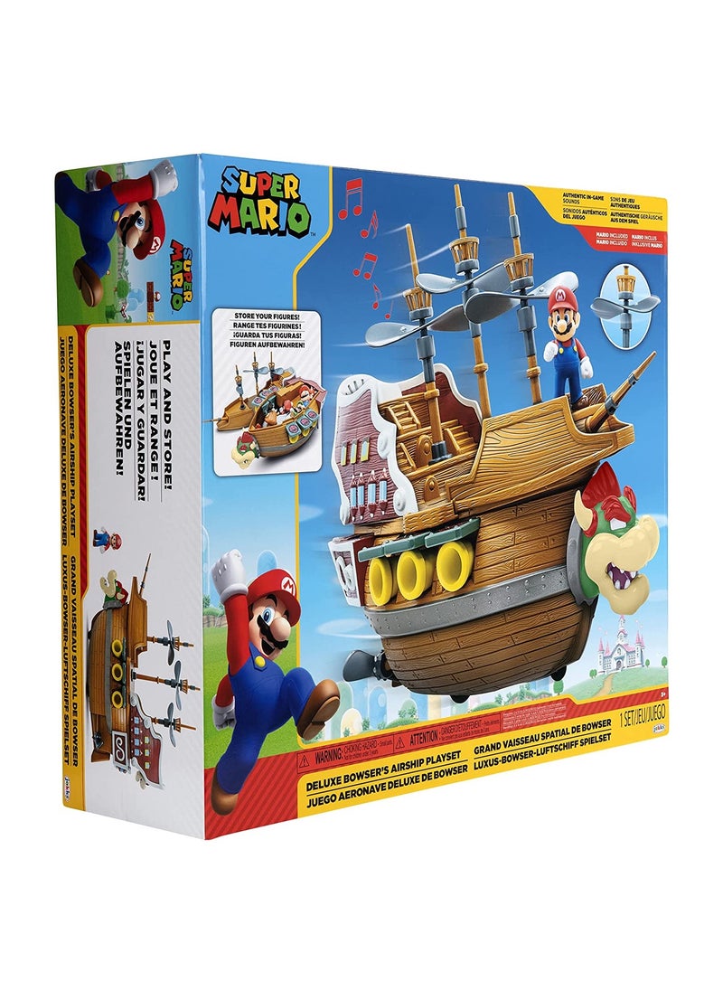 Jakks Nintendo Super Mario Dlx Bowser's Airship Playset  - Image 5