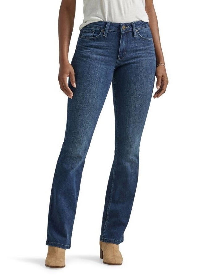 LEE Women's Regular Fit Bootcut Jean, Compass, 32 Short - Image 1