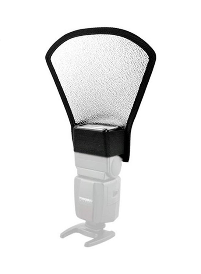 اليشمك عاكس لحجز ضوء الفلاش للكاميرات ذات العدسة الأحادية العاكسة أسود/ أبيض - Image 2
