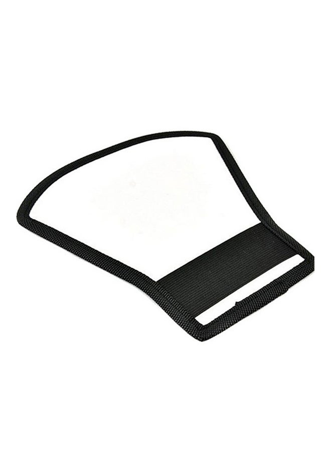 اليشمك عاكس لحجز ضوء الفلاش للكاميرات ذات العدسة الأحادية العاكسة أسود/ أبيض - Image 1