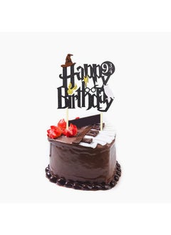 Confetti Confetti! Magical Wizard Inspired Cake Topper, Harry P Theme Custom Name Cake Topper, Magical Wizard Inspired Happy Birthday Party Decoration, Gryffindor Cake Topper  - Image 5