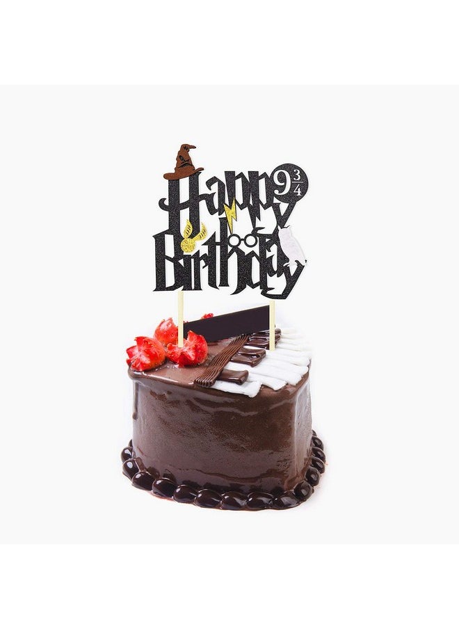 Confetti Confetti! Magical Wizard Inspired Cake Topper, Harry P Theme Custom Name Cake Topper, Magical Wizard Inspired Happy Birthday Party Decoration, Gryffindor Cake Topper  - Image 5