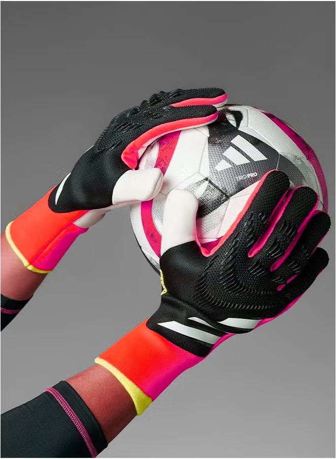 Cuken Football Training Professional Fingersave Goalkeeper Gloves Youth Football Gloves, Soccer Gloves for Boys, Girls & Junior Keepers Football Gloves for Training and Match, Finger Support, 9# - Image 3