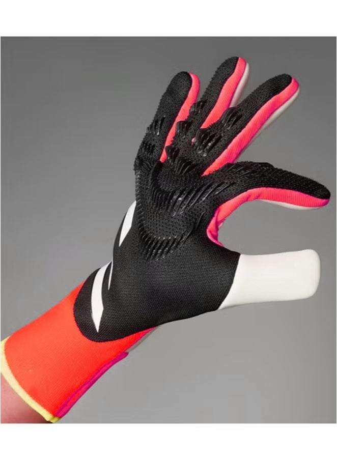 Cuken Football Training Professional Fingersave Goalkeeper Gloves Youth Football Gloves, Soccer Gloves for Boys, Girls & Junior Keepers Football Gloves for Training and Match, Finger Support, 9# - Image 2