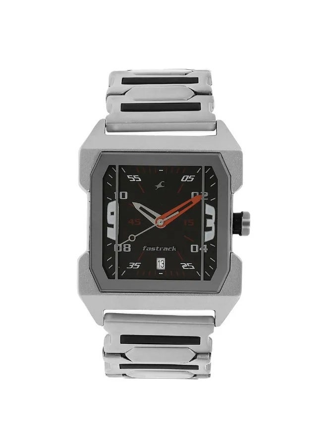 fastrack Men's Analog Stainless Steel Wrist Watch - 1474SM02 - 45 Mm  - Image 1