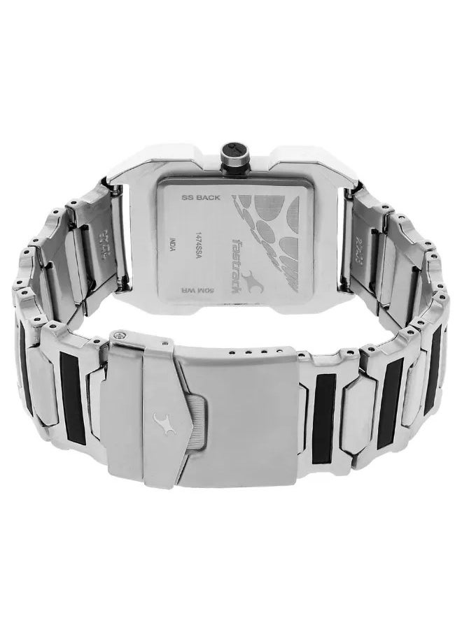 fastrack Men's Analog Stainless Steel Wrist Watch - 1474SM02 - 45 Mm  - Image 4
