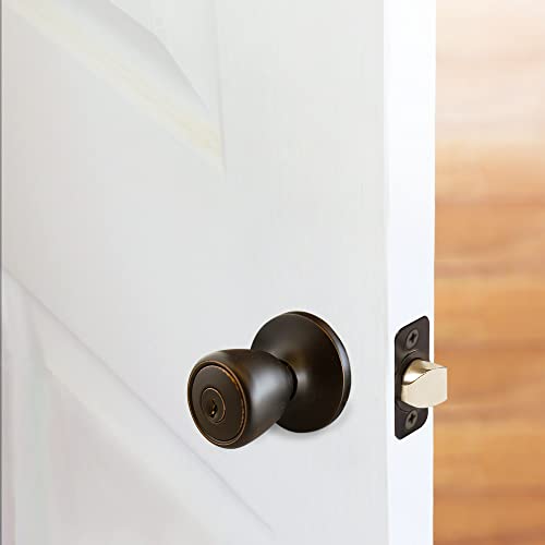 Design House 728709 Terrace 6-Way Universal Keyed Entry Door Knob Oil Rubbed Bronze - Image 5