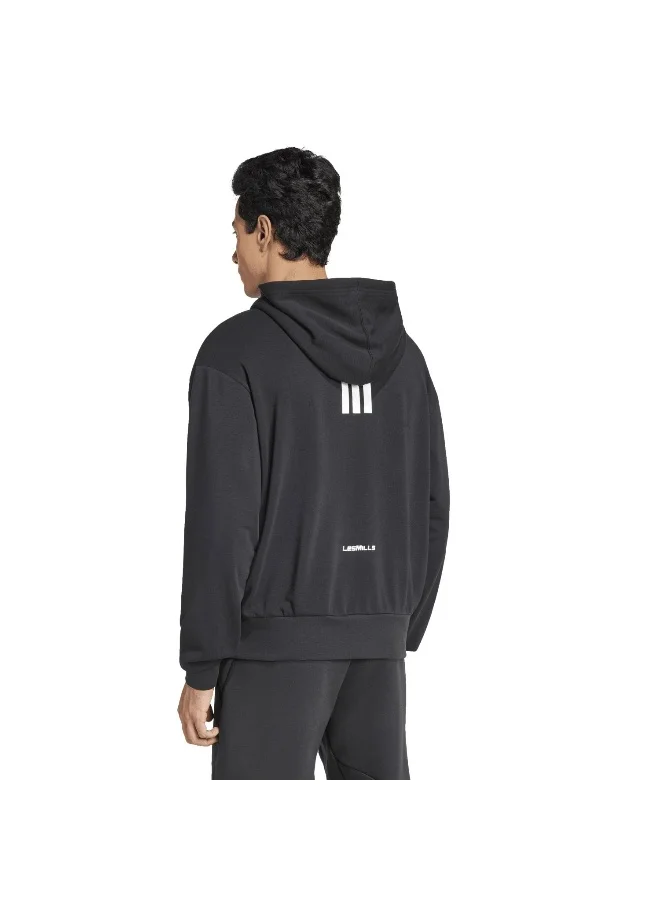 adidas سويت شيرت بغطاء رأس برسومات للجنسين من ليس ميلز