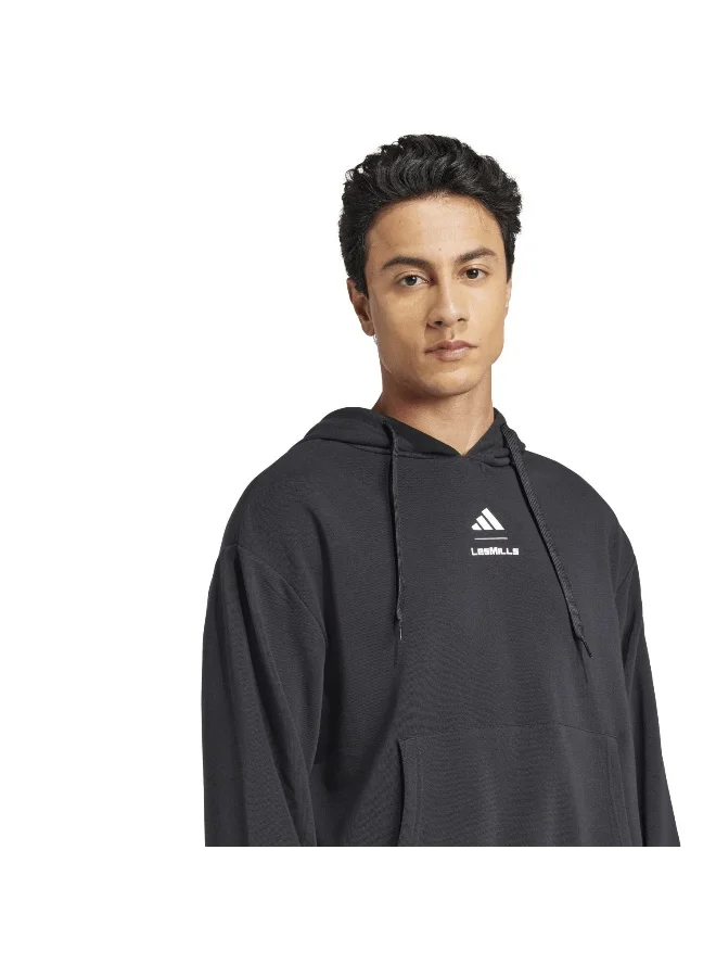adidas سويت شيرت بغطاء رأس برسومات للجنسين من ليس ميلز
