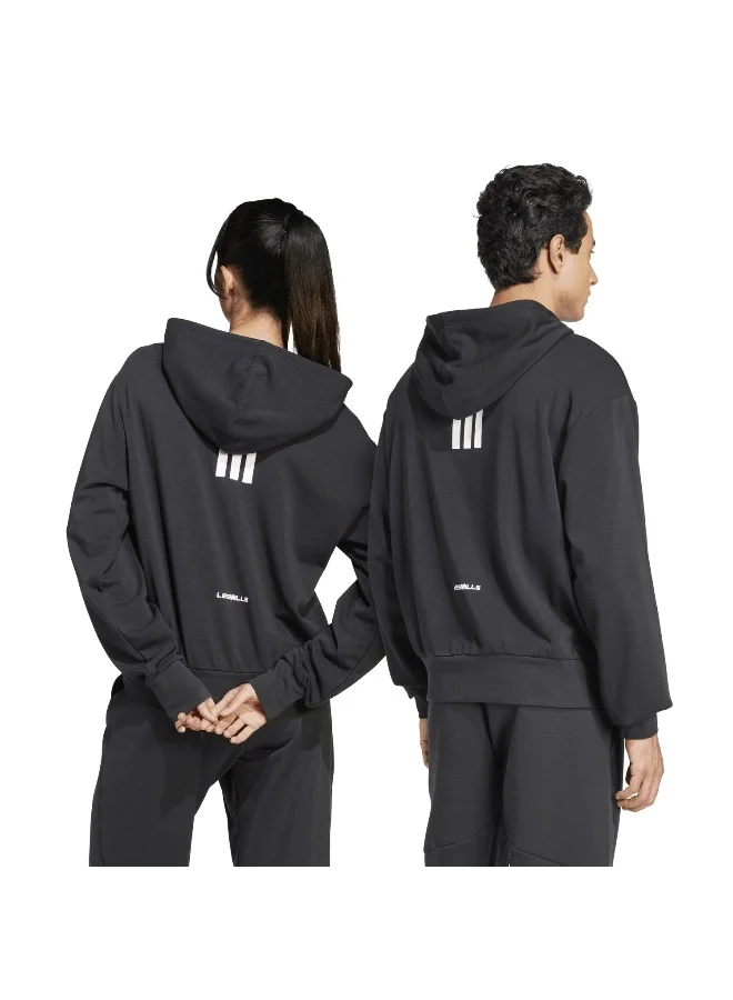 adidas سويت شيرت بغطاء رأس برسومات للجنسين من ليس ميلز
