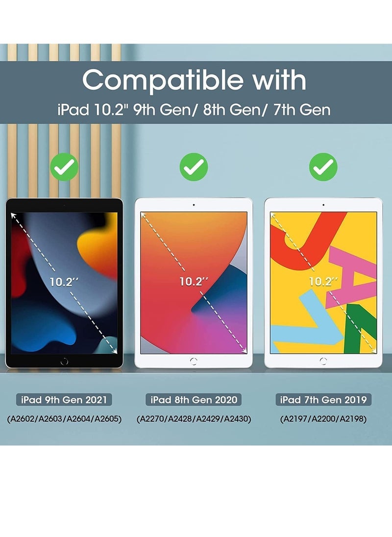 SmartGrist iPad 10.2 Case - Compatible with 9th Generation (2021), 8th Generation (2020), 7th Generation (2019) - Slim Stand Hard Back Shell Protective Smart Cover for 10.2 iPad - Pink - Image 2