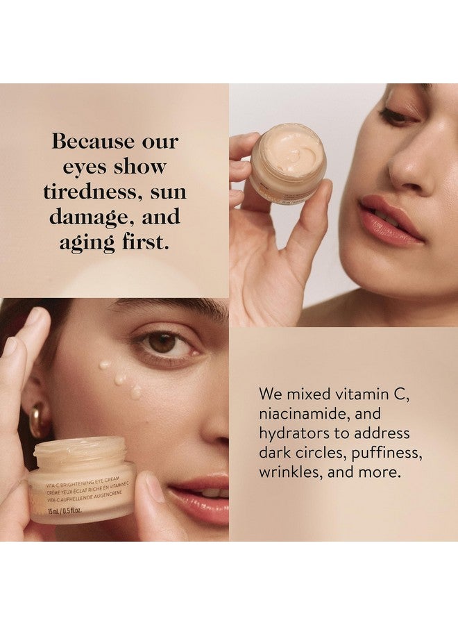 Goop Beauty Vitamin C Eye Cream Color Correcting Cream For Dark Circles Helps Smooth Wrinkles & Depuff Eyes 0.5 Fl Oz - Image 5