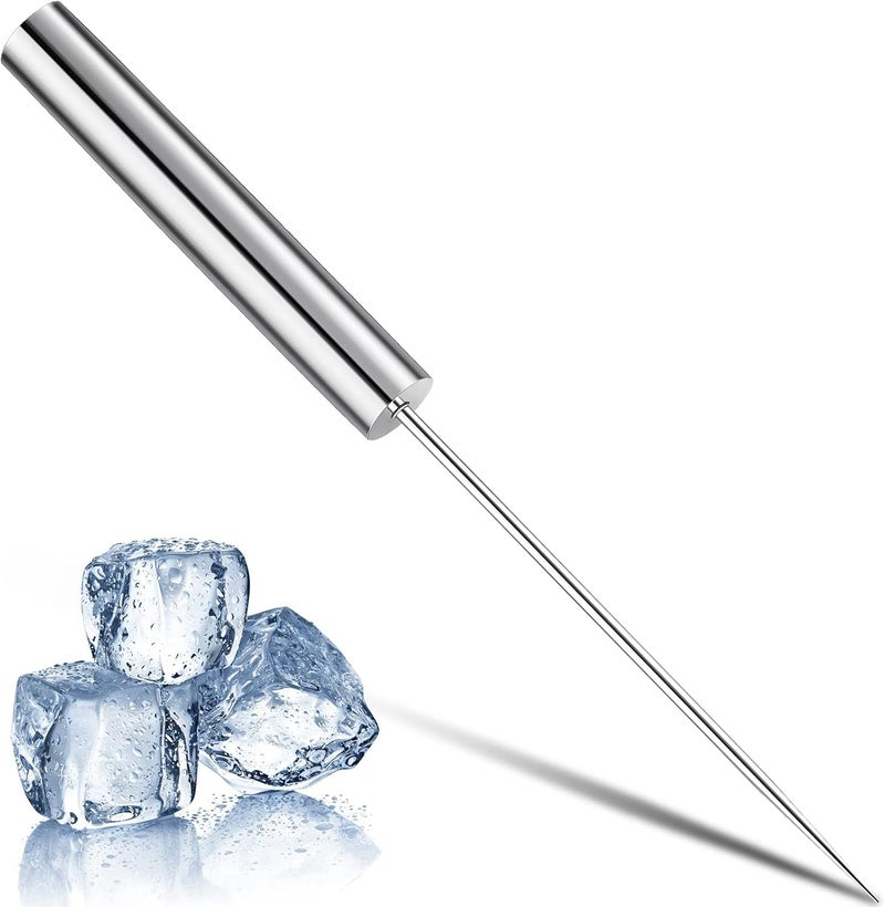 MAKINGTEC Stainless Steel Ice Pick Ice Crusher Ice Chisel Removal Pick Crushed Ice Tool for Kitchen Bars Bartender Picnics Camping and Restaurant(14 Inch) - Image 1