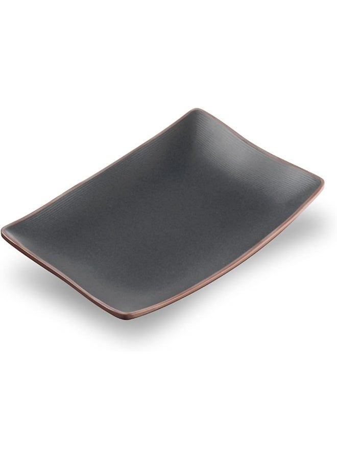 Servewell Servewell Melamine Horeca Rectangular Plate Black 