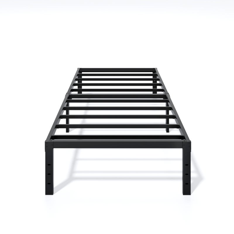 LUMUNANCE Metal Bed Frame Twin Size - 14 Inch Heavy-Duty Twin Platform Bed Frame No Box Spring Needed, Easy Assembly, Noise-Free, Sturdy Mattress Foundation, Underbed Storage Space - Image 1
