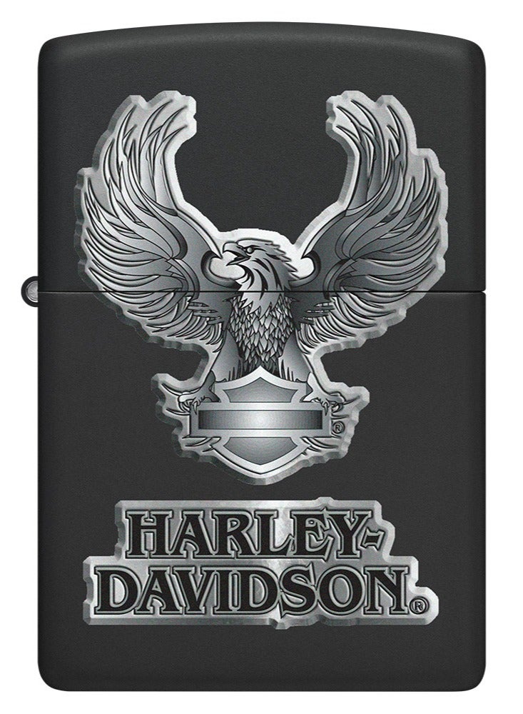 Zippo Ci012845 218 Harley Davidson Black Matte Windproof Lighter - Image 2