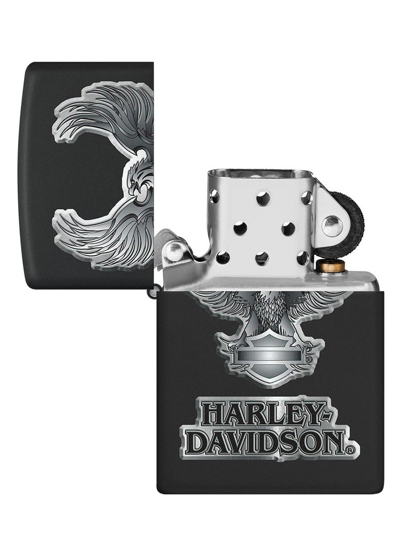 Zippo Ci012845 218 Harley Davidson Black Matte Windproof Lighter - Image 4