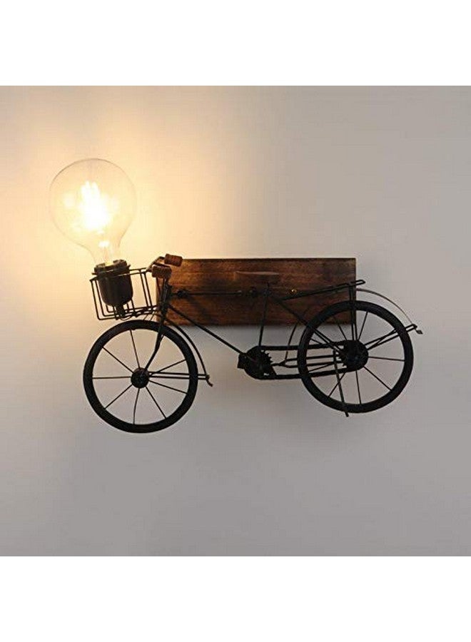 ELIANTE Wood Wall Light Wooden Cycle Design Wall Light Lamp for Living Room, Bedroom, Dining Room, Without Bulb | by Jainsons Lights - Image 4