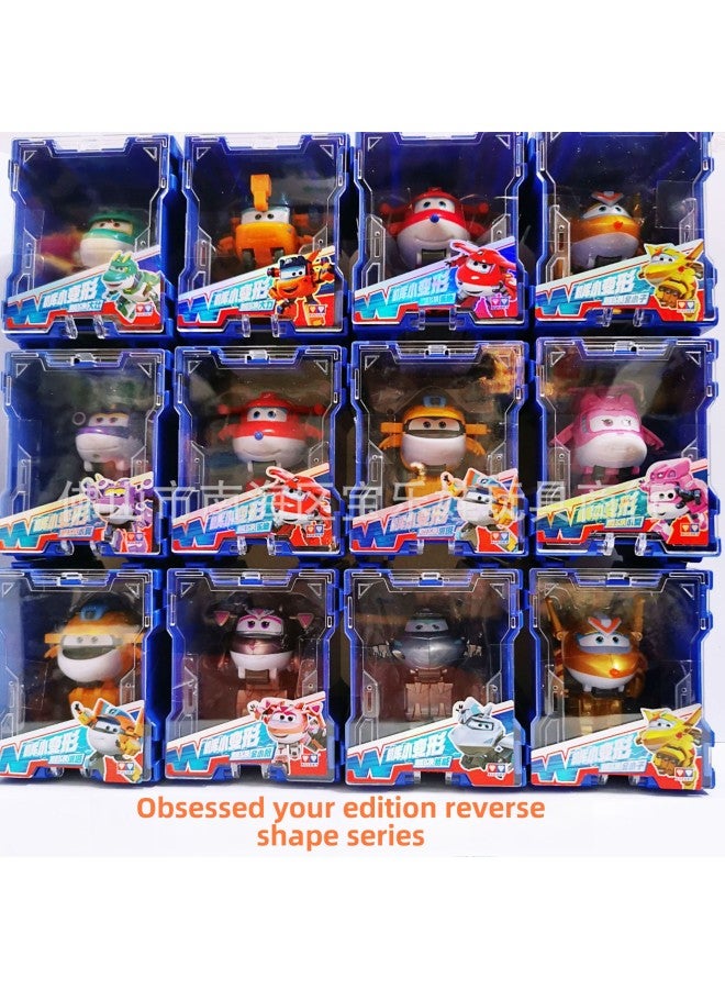 Genuine Super Flying Man Large Deformation Ledi Jin Boy Little Love Mini Big Tower Children Cartoon Toy-Color:Mini Deformation-Xiaoai 780040 - Image 3