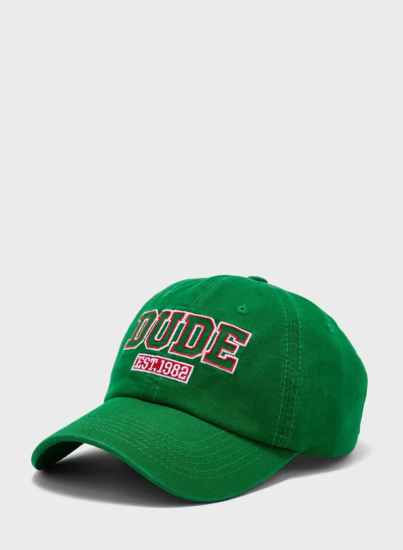 Seventy Five Dude Slogan Cirve Peak Cap