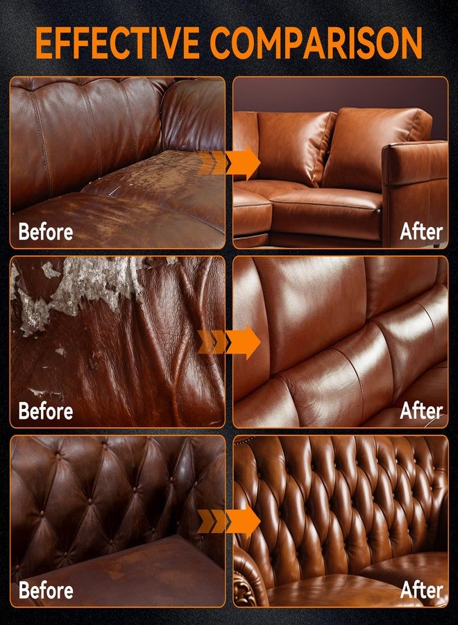 LUXGROVE® Medium Brown Leather Recoloring Balm, Leather Repair kit for Vinyl Furniture, Leathers Dye Paint for Faded & Scratched Leathers Couches, Car Seats, Shoes, Bag, Chair (50ml) - Image 4