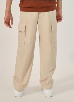 Styli Solid Pant with Cargo Pocket  - Image 4
