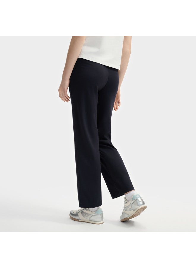 FILA Women'S Casual Pants Ladies Fashion Leisure Simple Basic Versatile Slight Stretch Comfort Straight Leg Knitted Trousers - Image 5