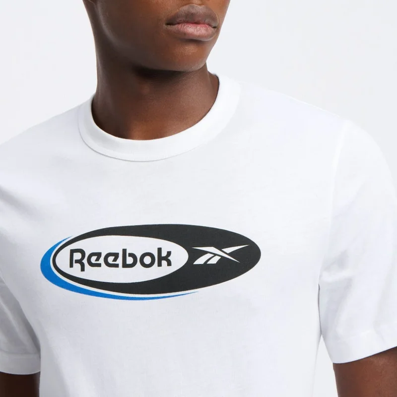 Reebok White Reebok White Men's T-Shirt for Men | Best Price UAE