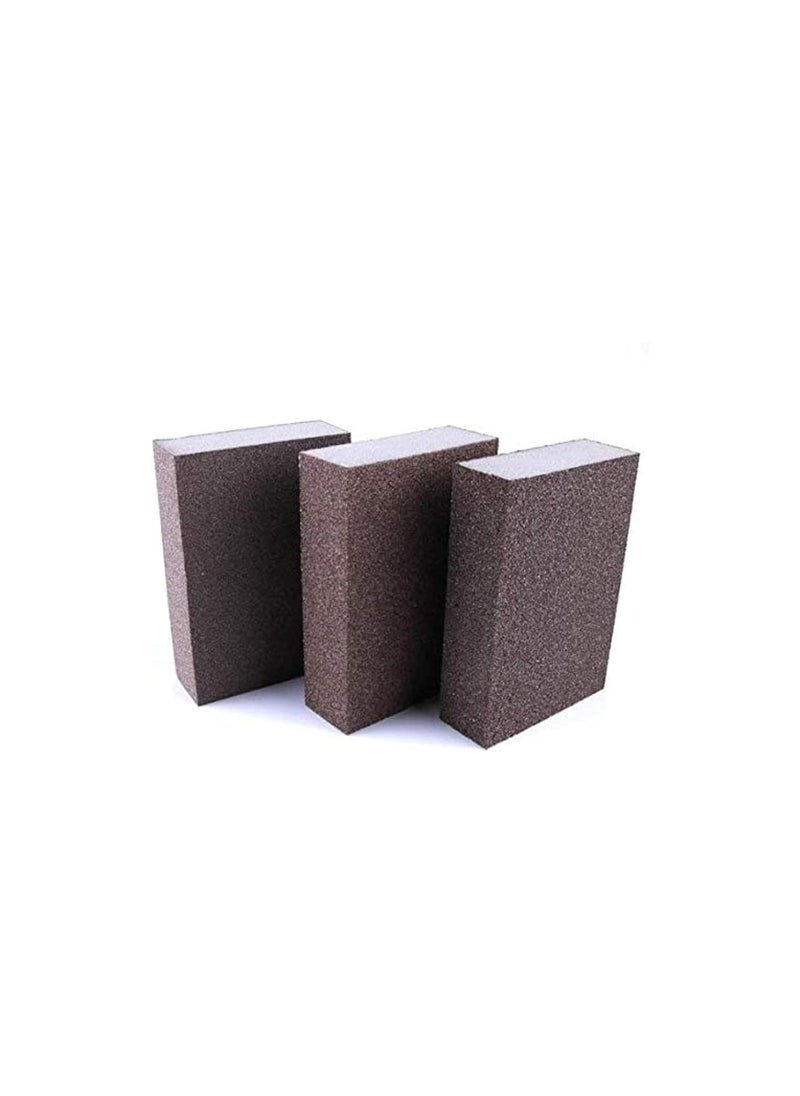 Aivoxe Liyafy 220 Grit Sponge Emery Cloth Sandpaper Blocks Buffing Diamond Polishing Pads Hand Sanding Tool 6pcs  - Image 3