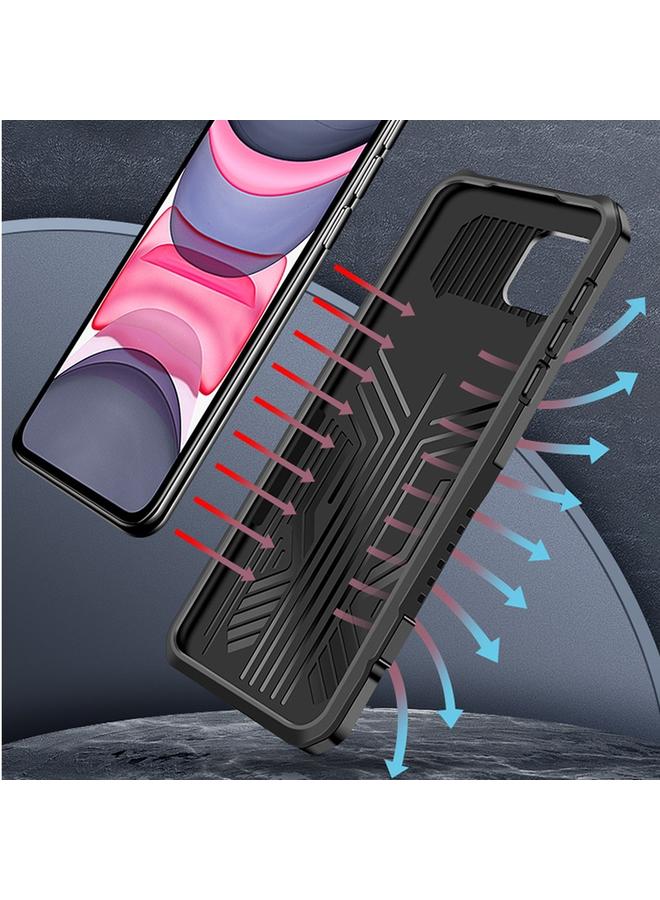 اس-توب جراب لهاتف iPhone 11 Machine Armor Warrior مقاوم للصدمات من البولي كربونات + جراب واقٍ من مادة TPU - Image 3