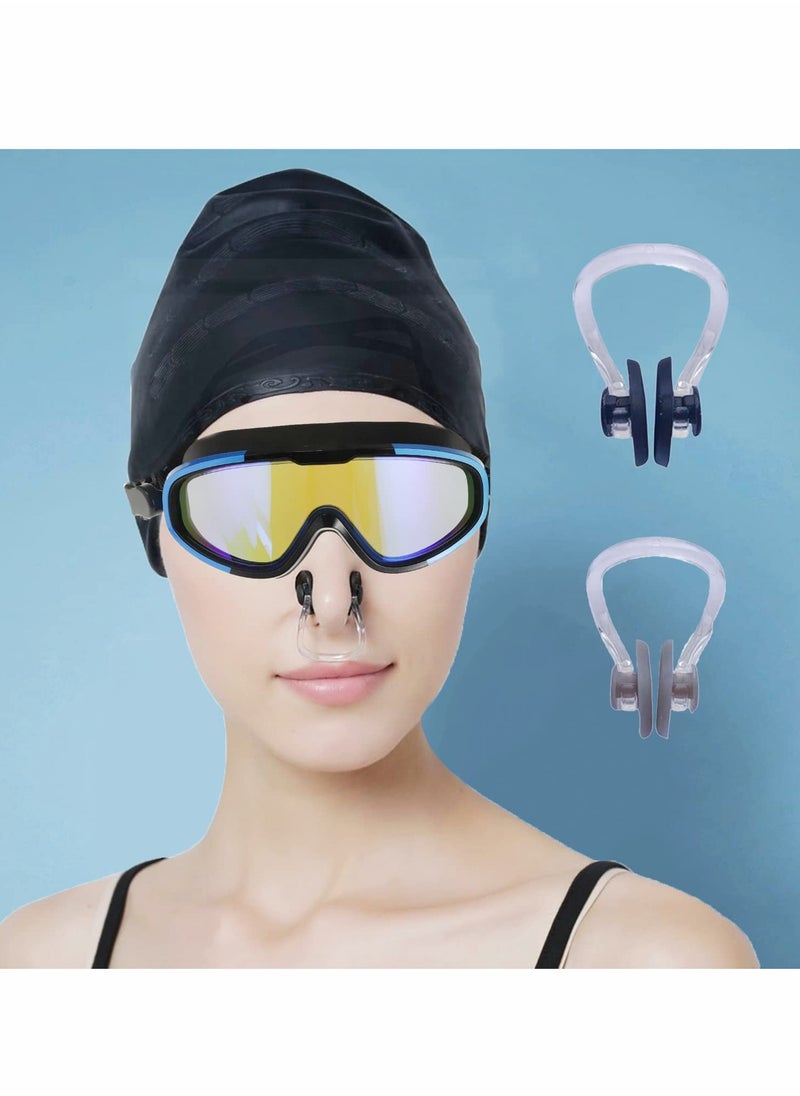 KASTWAVE - Nose Clips Swimming, Waterproof Silicone Nose Plugs Kids Swimming Nose Clip for Beginners Men Women Adult Children, Swim Nose Training Protector for Swimming Free Diving, 15 Colors - Image 1
