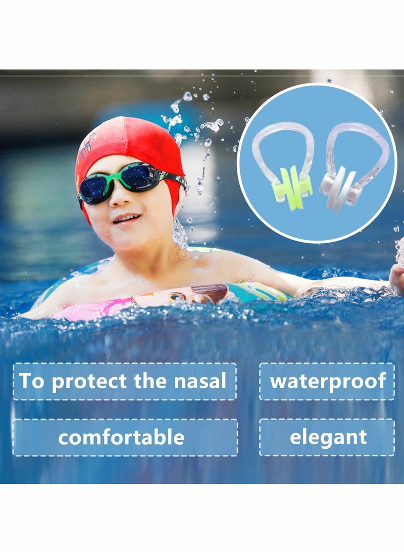 KASTWAVE - Nose Clips Swimming, Waterproof Silicone Nose Plugs Kids Swimming Nose Clip for Beginners Men Women Adult Children, Swim Nose Training Protector for Swimming Free Diving, 15 Colors - Image 1