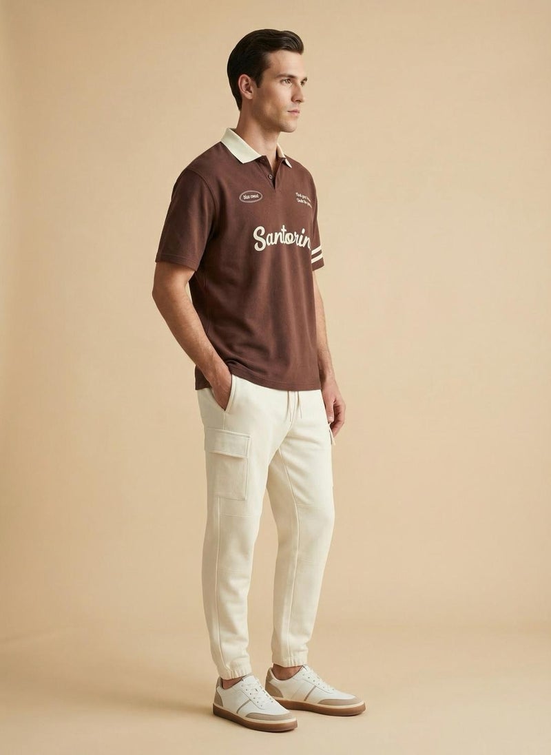 Nobero  Regular Fit Polo T-Shirt for Men - Image 4