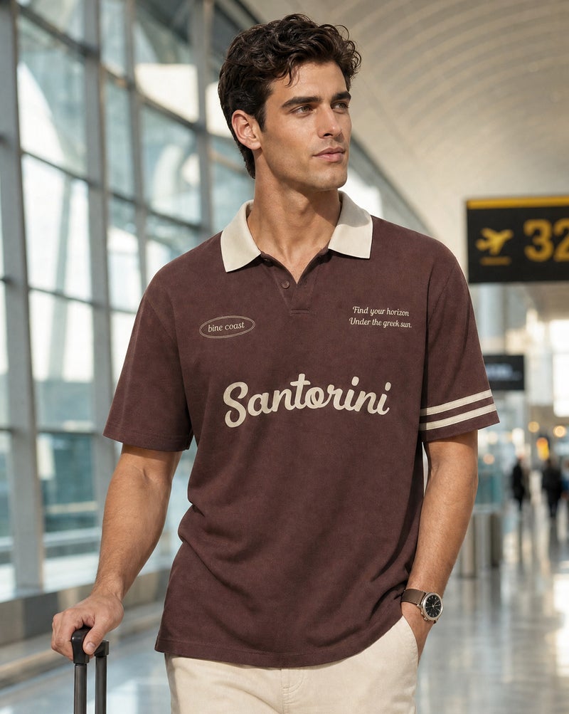 Nobero  Regular Fit Polo T-Shirt for Men - Image 1