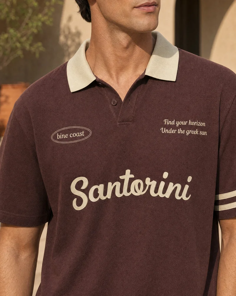 نوبيرو Nobero  Regular Fit Polo T-Shirt for Men