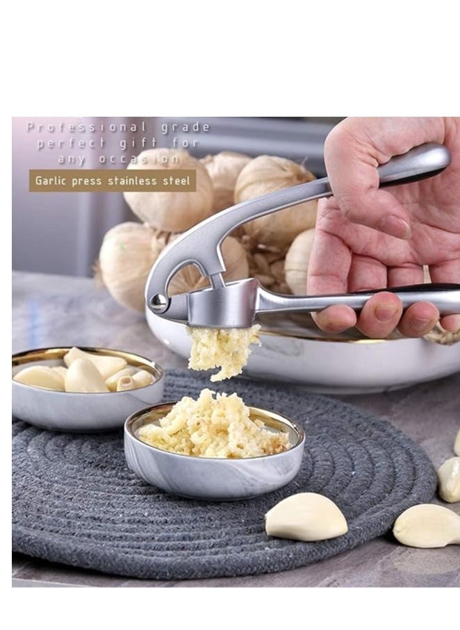 Generic - 2-Pack Garlic and Ginger Crusher Set, Rust-Free Mincer with Ergonomic Handles, Easy to Clean and Dishwasher Safe, Premium Garlic Press and Ginger Mincer for Effortless Crushing, Durable Kitchen Tool for Cooking, Must-Have Spice Mincer for Home Chefs, Effortless Garlic and Ginger Grinding - Image 1