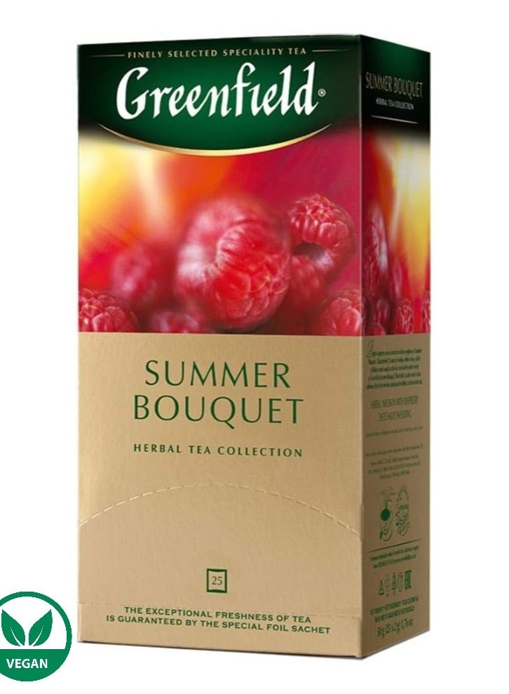 جرين فيلد باقة سمر بوكيه أعشاب 25 كيس شاي 50 جرام - Image 1