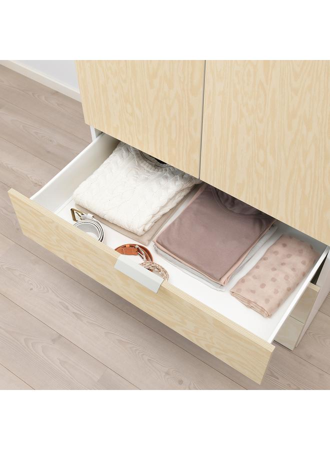 Zaboon Drawer, white/lively pine effect, 80x57x20 cm - Image 3