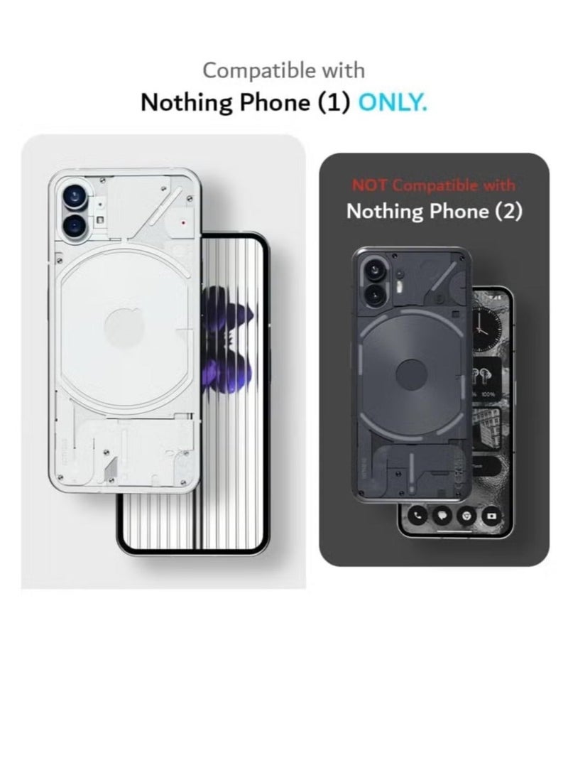 Raxoom Shockproof Liquid Silicone Case for Nothing Phone 1 (6.55 Inch), Flexible and Anti-Scratch Protective Cover with Soft-Touch Slim Fit, Wireless Charging Compatibility, and Durable Scratch-Resistant Design in Blue - Image 2