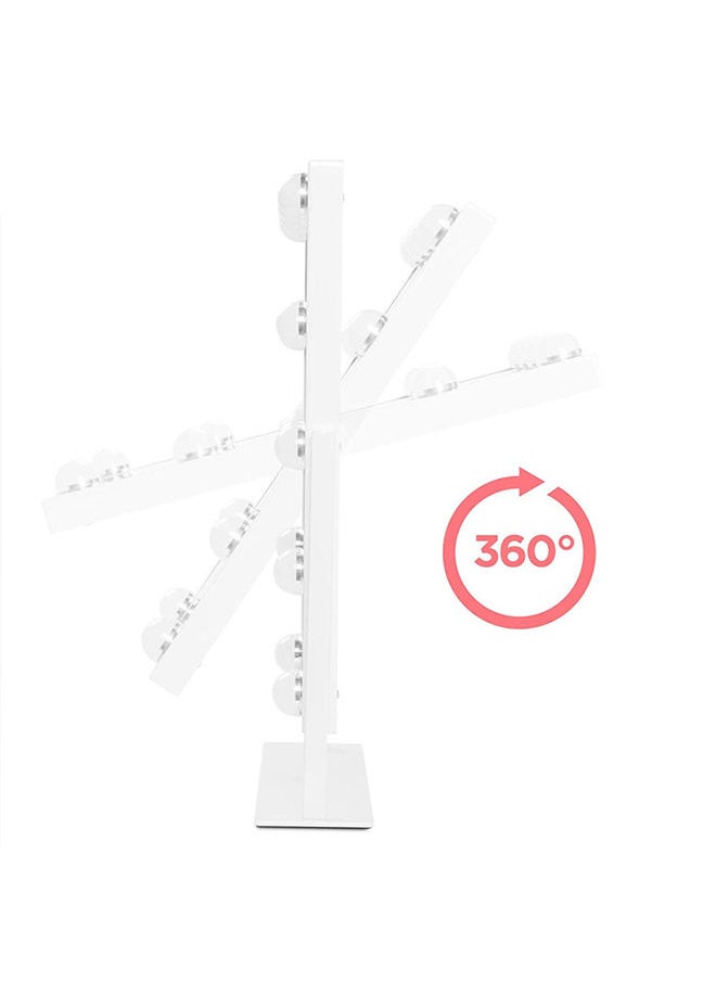Sharpdo - LED Table Top Vanity Mirror with Light Can Be Adjusted in Three Colors - Image 1