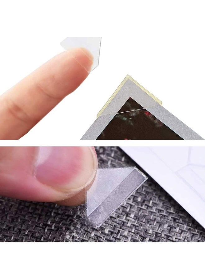 سونسر ملصقات زاوية ألبوم الصور ، زوايا صور لاصقة لكتاب الخردة 3 أوراق ملصقات زاوية الصور زوايا تصاعد الصور زوايا عصا الصور لمجلة ألبوم الصور DIY ، 306 قطعة (أبيض) - Image 4